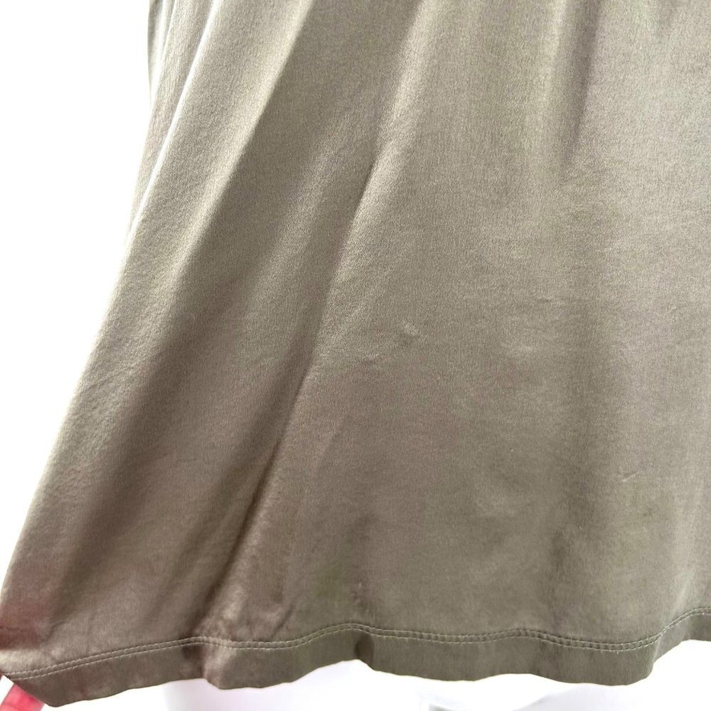 BY CHICO'S GREEN SILK FRONT RUCHED TOP TANK - XL/16/CHICO'S 3 - Picture 5 of 5
